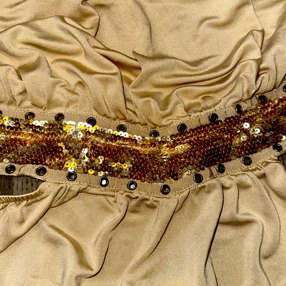 Marciano by Guess Silk & Sequins Halter Top - Picture 2 of 7